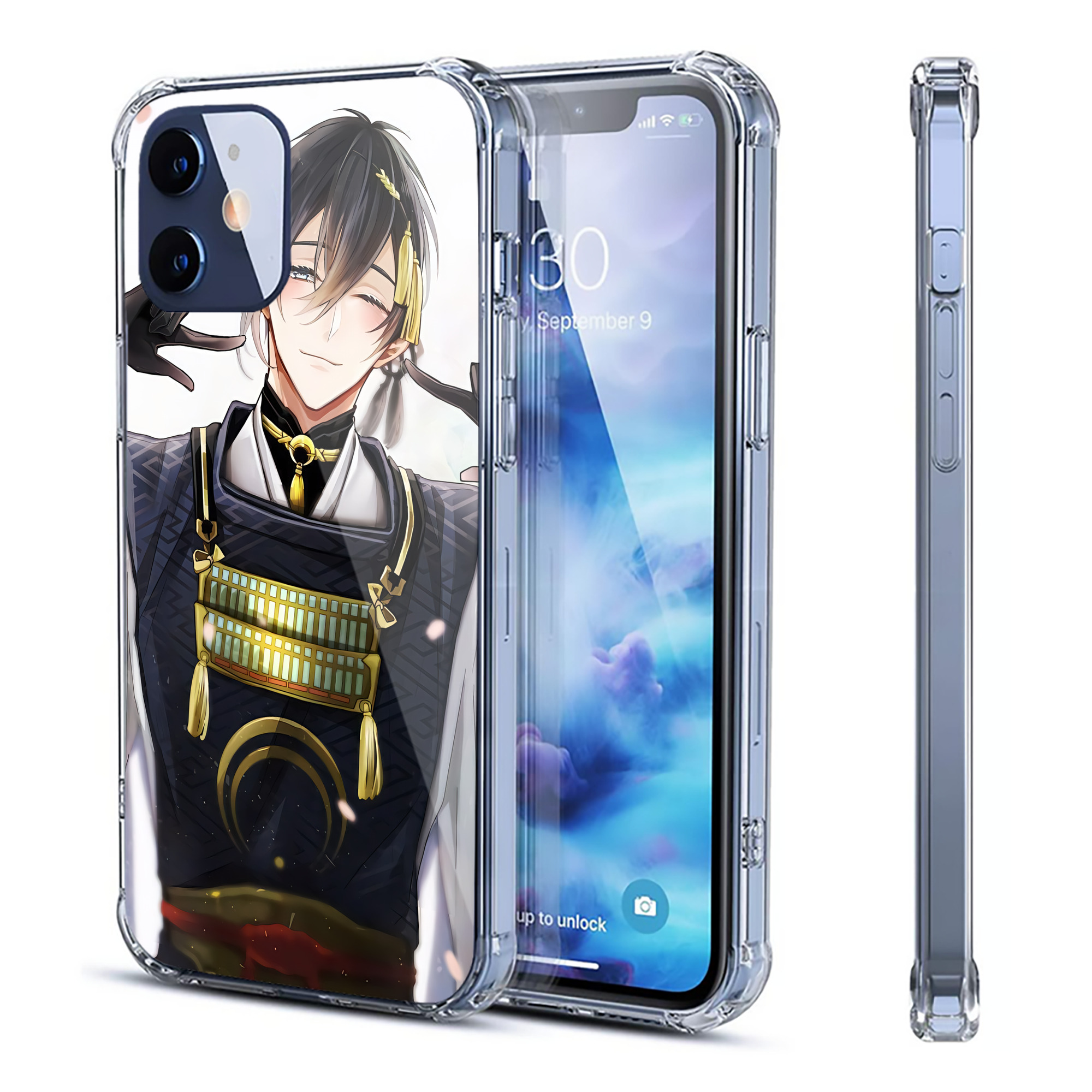 （画像用） 刀剣乱舞 Touken Ranbu 【iPhone 12シリーズ対応】透明スマホケース（クリアソフトケース）